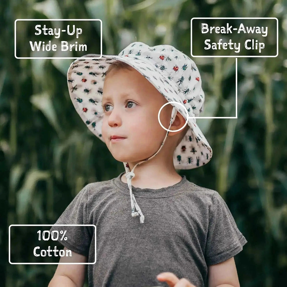 Jan & Jul Kids Cotton Bucket Hats Safari
