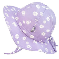 Jan & Jul Kids Cotton Floppy Hat Purple Daisy