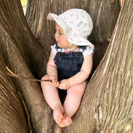 Jan & Jul Kids Cotton Floppy Hat Purple Daisy