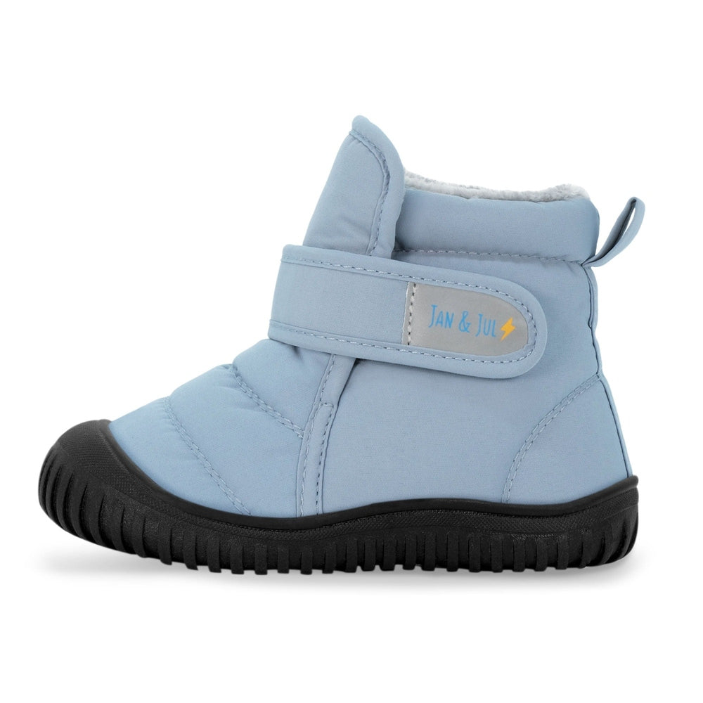 Jan & Jul Kids Insulated Ankle Boots Dusty Blue