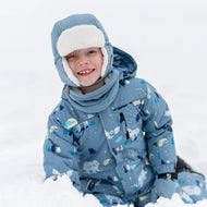 Jan & Jul Kids Insulated Winter Hats Dusty Blue
