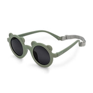 Jan & Jul Kids Polarized Bear Sunglasses Crocodile Green