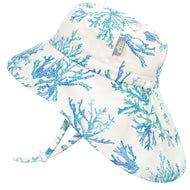 Jan & Jul Kids Water Repellent Adventure Hats Blue Coral