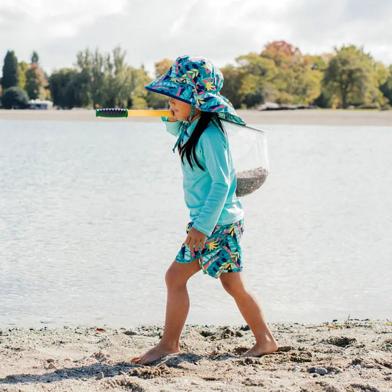 Jan & Jul Kids Water Repellent Adventure Hats Tropical