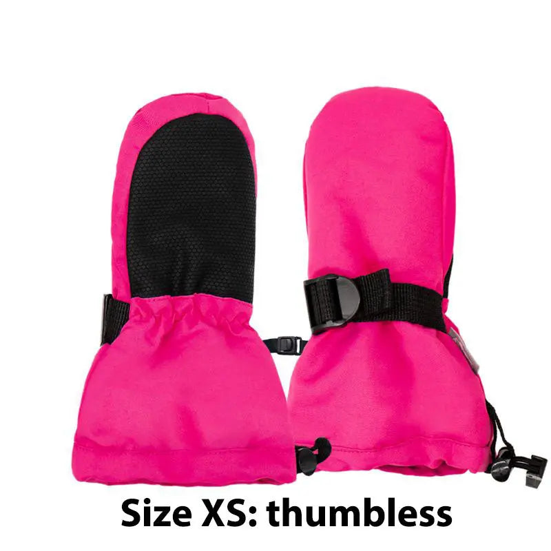 Jan & Jul Kids Waterproof Toasty Dry Mitten Hot Pink