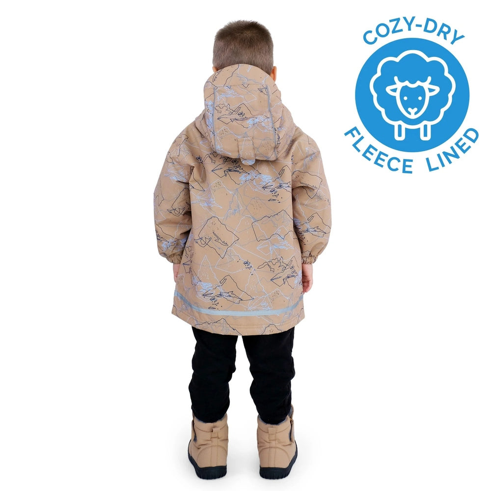 Jan & Jul Waterproof Cozy Dry Rain Jacket Mountain Trails