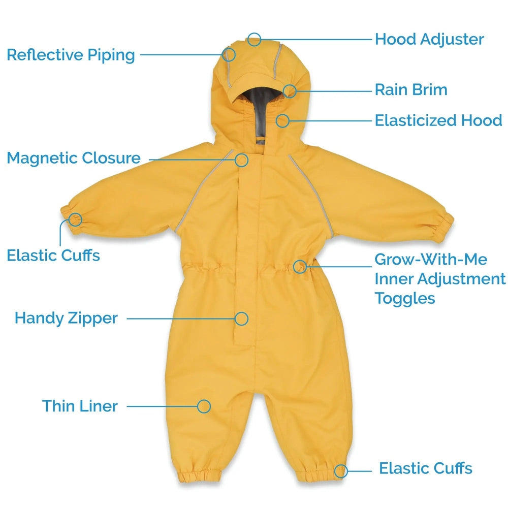 Jan & Jul Waterproof Puddle Dry Rain Suit Prairie Flowers