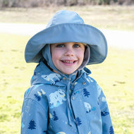 Jan & Jul Waterproof Rain Hats Dusty Blue