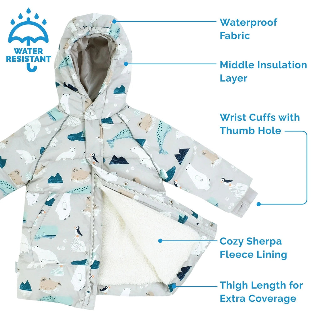 Jan & Jul Waterproof Winter Coat Polar Pals