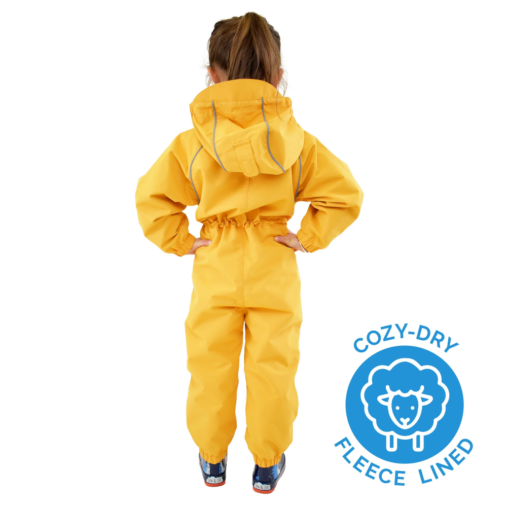 Jan & Jul Waterproof Cozy Dry Rain Suit Yellow