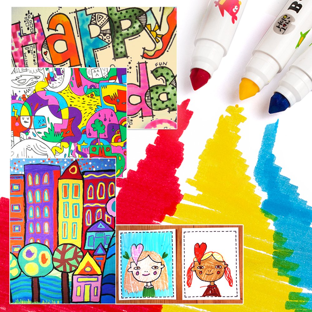 Jar Melo Baby Roo Washable Markers 36 Colors