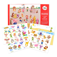 Jar Melo Reusable Sticker Pad City Park (5 Scenes And Over 145 Stickers + Separated Scenes)
