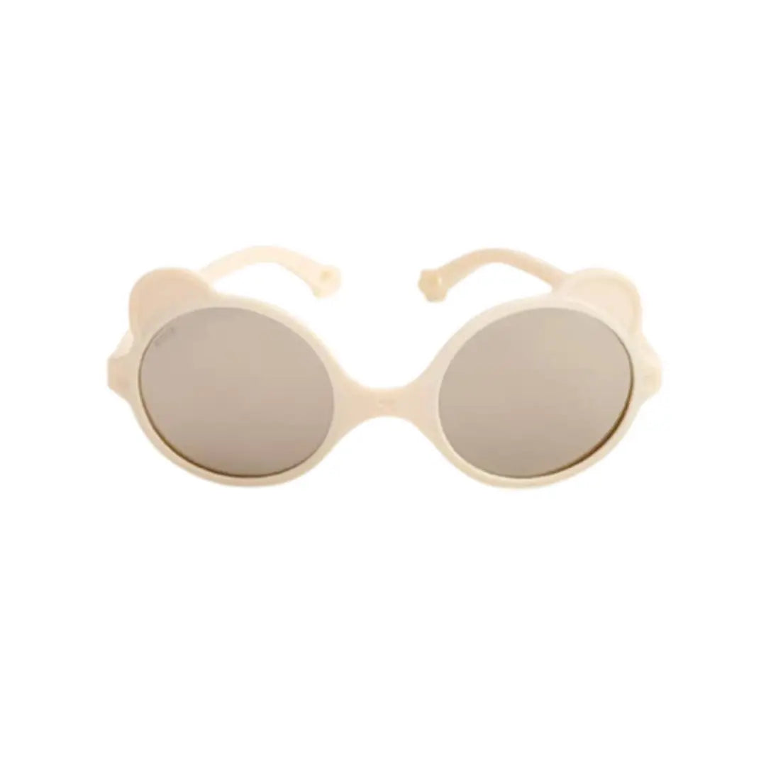 Ki Et La sunglasses Ourson cream, round frames