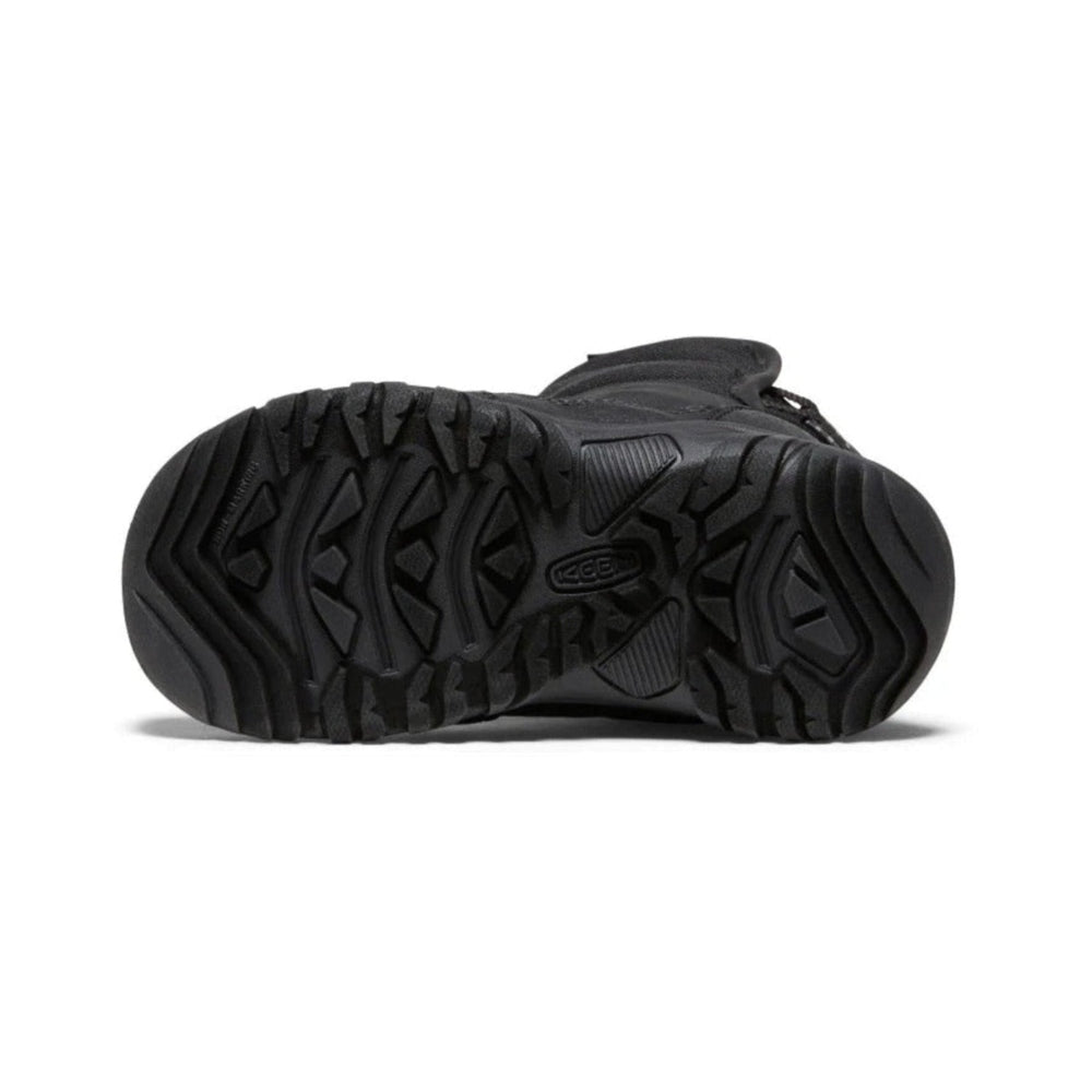 Keen Little Kids' Puffrider Waterproof Winter Boot Black Steel Grey