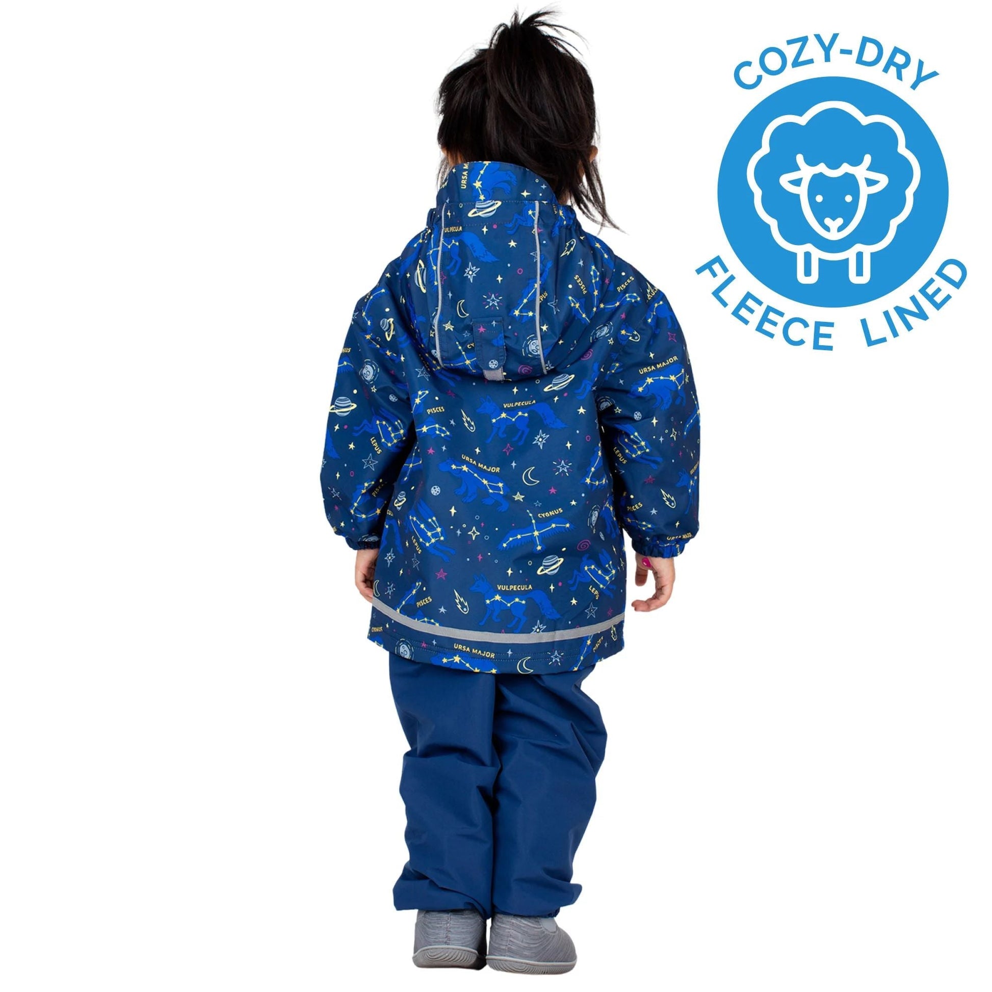 Jan & Jul Waterproof Cozy Dry Rain Jacket Constellations