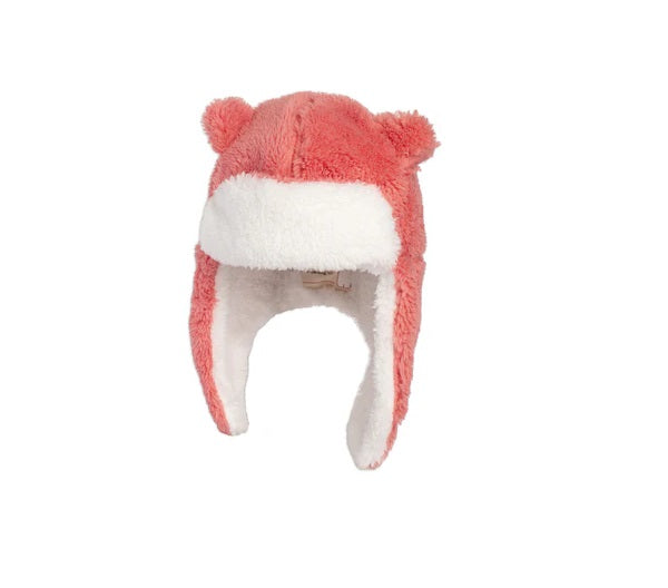 FLAPJACKKIDS KIDS SHERPA TRAPPER HAT PINK