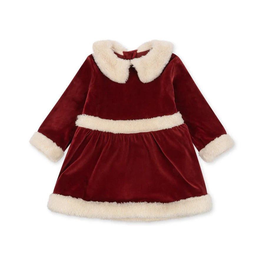 Konges Slojd Christmas Dress Red Dahlia