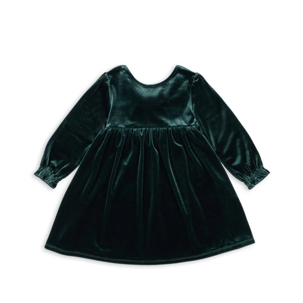 Konges Slojd Gia Bow Dress Pine Grove