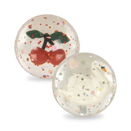 Konges Slojd Glitter Bouncing Ball Set Cherry/Swan