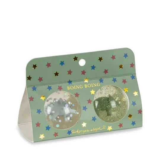 Konges Slojd Glitter Bouncing Ball Set Dino