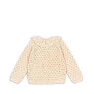 Konges Slojd Holiday Knit Cardigan Buttercream