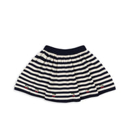 Konges Slojd Venton Cotton Knit Skirt Gots Navy Stripe