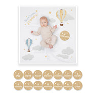 Lulujo Baby's 1St Year Milestone Blanket Notre Hymne À L’Amour