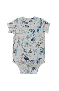 Loulou Lollipop Baby Bodysuit Dinosaurs