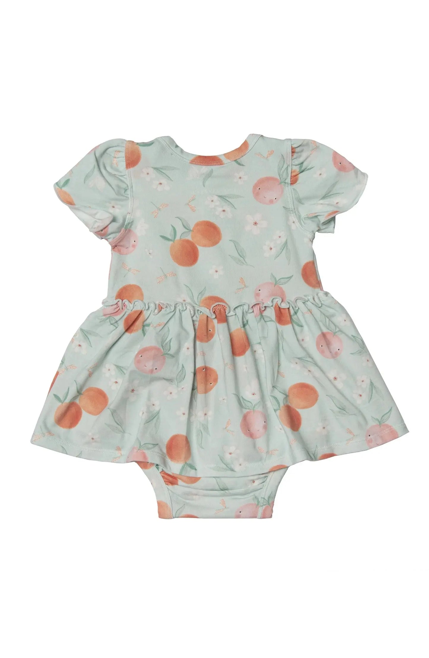 LOULOU LOLLIPOP BODYSUIT DRESS PEACHES - baby enRoute