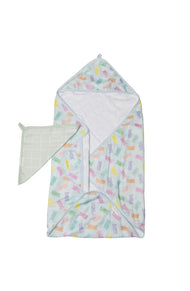 Loulou Lollipop Hooded Towel Set