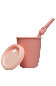 Loulou Lollipop Kids Silicone Cup With Straw Born To Be Wild