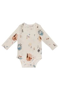 Loulou Lollipop Long Sleeve Bodysuit Cozy Forest