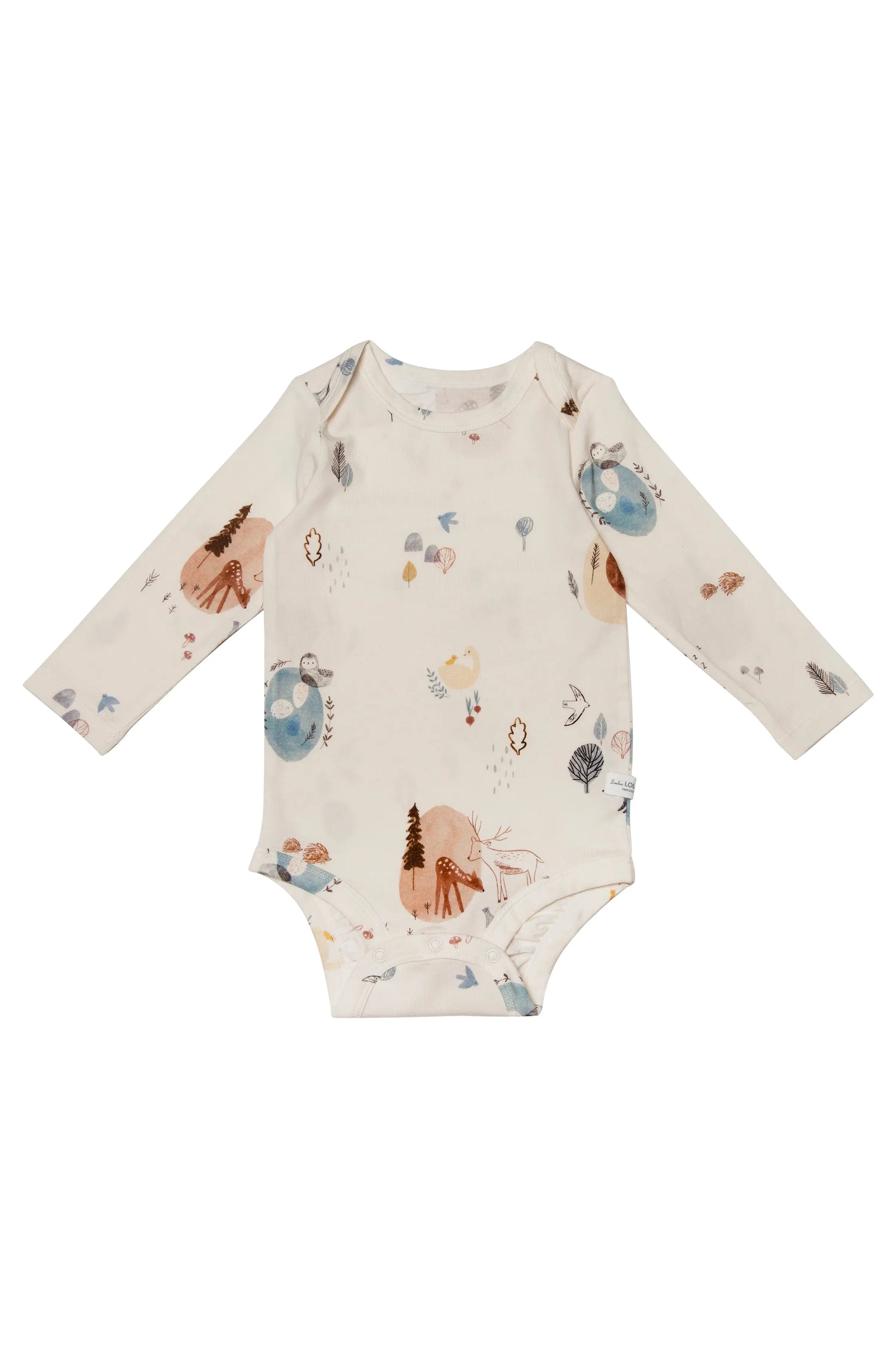 Loulou Lollipop Long Sleeve Bodysuit Cozy Forest