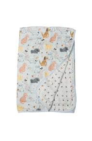 Loulou Lollipop Muslin Quilt Blanket