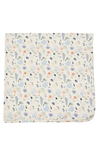 Loulou Lollipop Stretch Knit Blanket Seashells