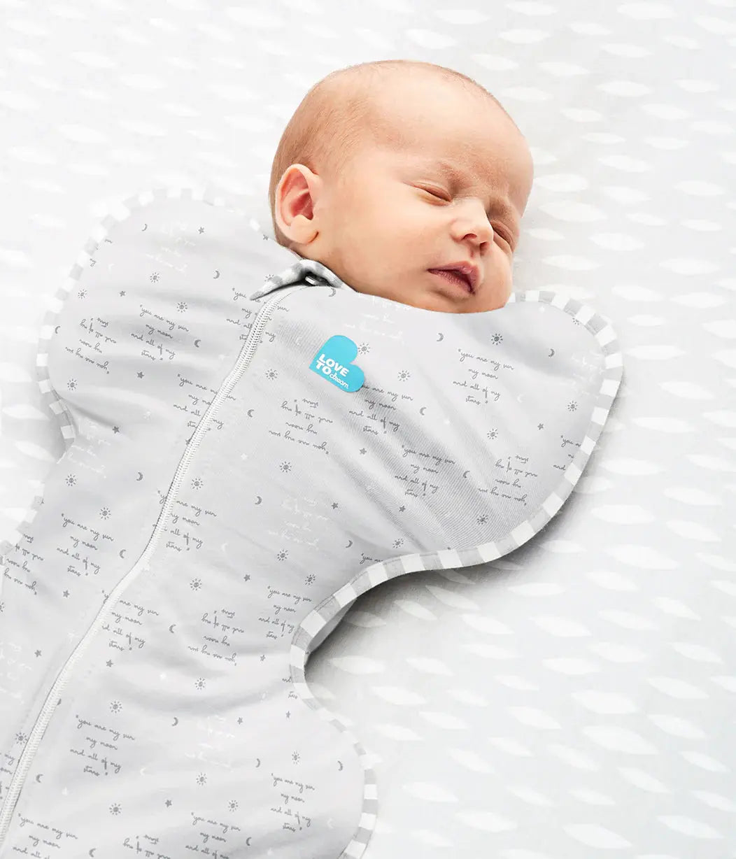 Love To Dream Swaddle Up Cotton 0.2 Tog You Are My Grey