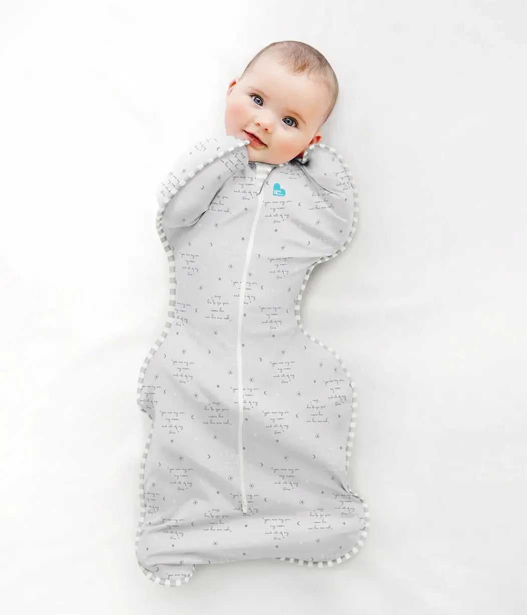 Love To Dream Swaddle Up Cotton 0.2 Tog You Are My Grey