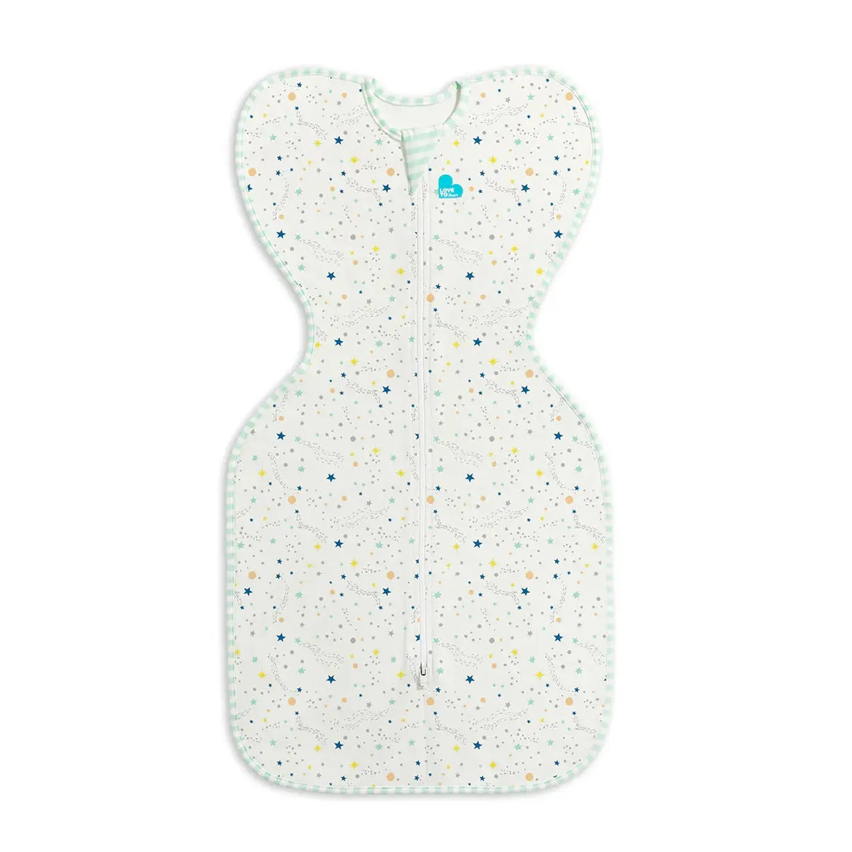 Love To Dream Swaddle Up Organic Cotton 0.2 Tog Cream Constellation