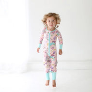 Little Sleepies Bamboo Zip Romper/Sleeper Mermaid