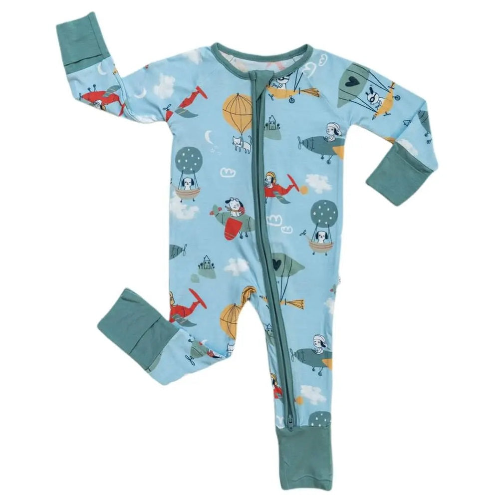 Littlesleepies Fly Away With Me Bamboo Viscose Zippy