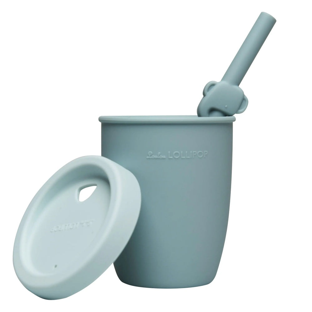 Loulou Lollipop Born To Be Wild Kids Cup With Straw