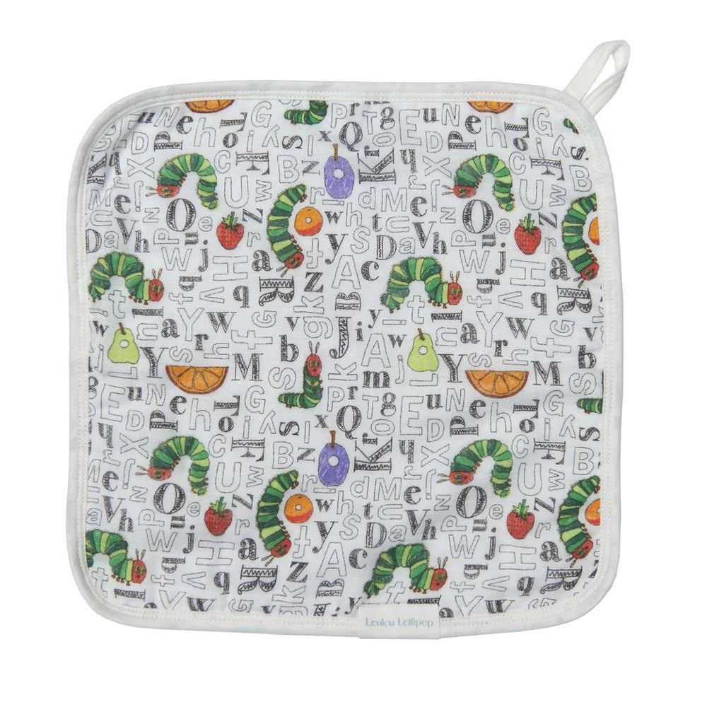 Loulou Lollipop Eric Carle Washcloth Set Alphabet