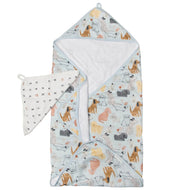 Loulou Lollipop Hooded Towel Set