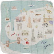 Loulou Lollipop Muslin Quilt Blanket