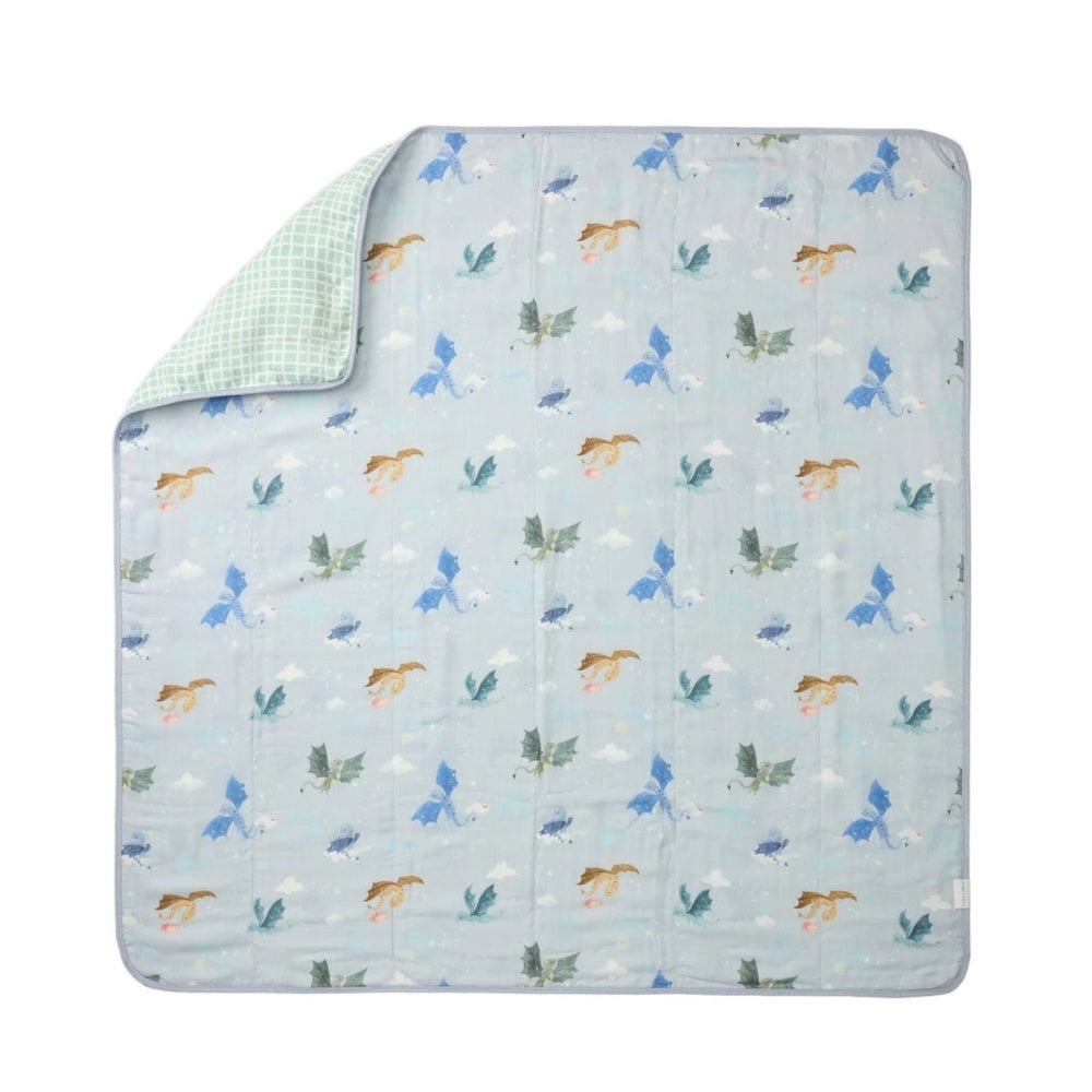 Loulou Lollipop Muslin Quilt Blanket