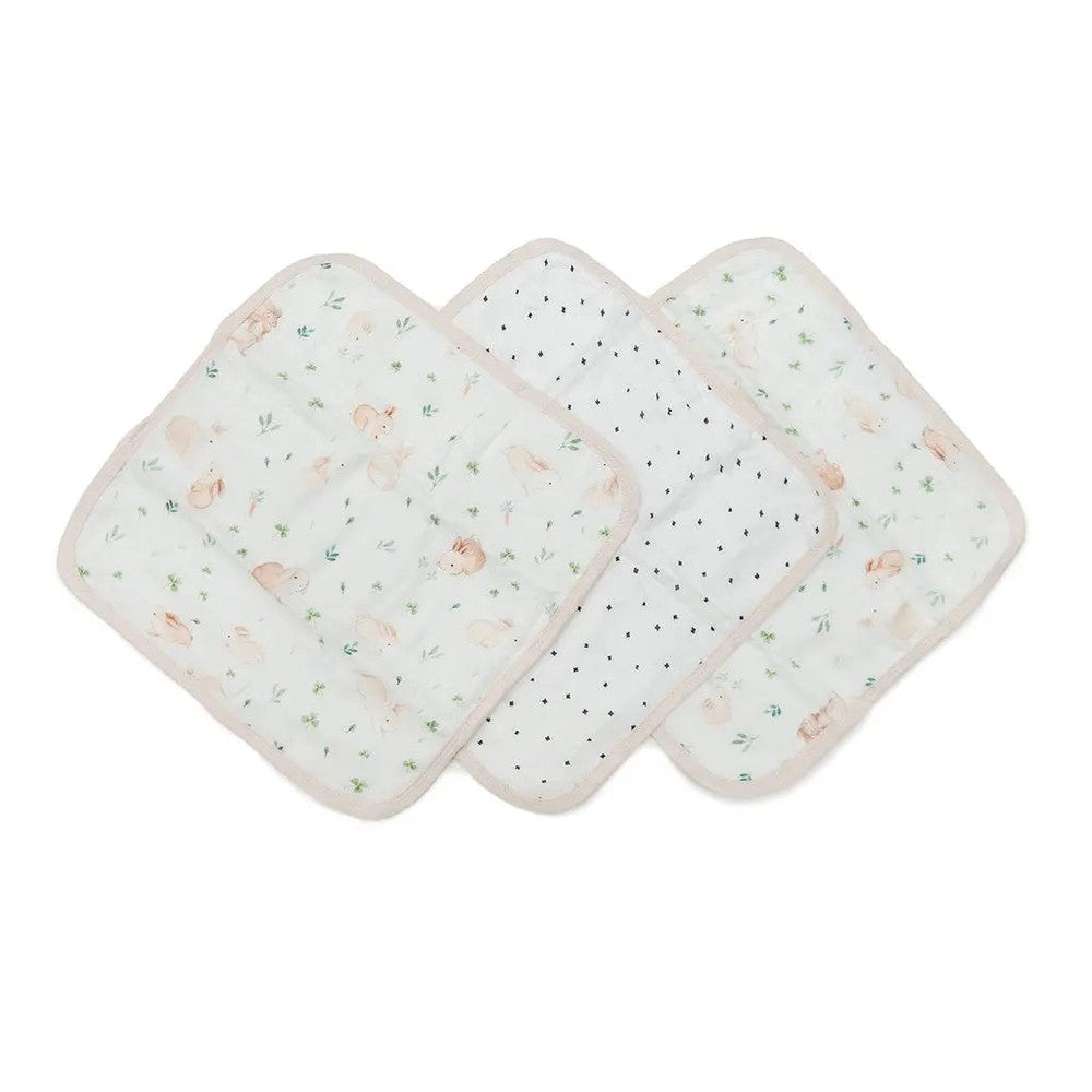 Loulou Lollipop Washcloth 3 Pieces Set