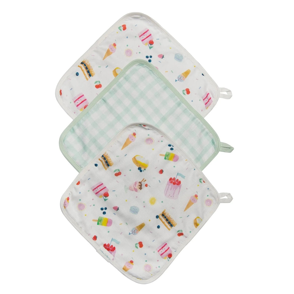 Loulou Lollipop Washcloth 3-Pieces Set