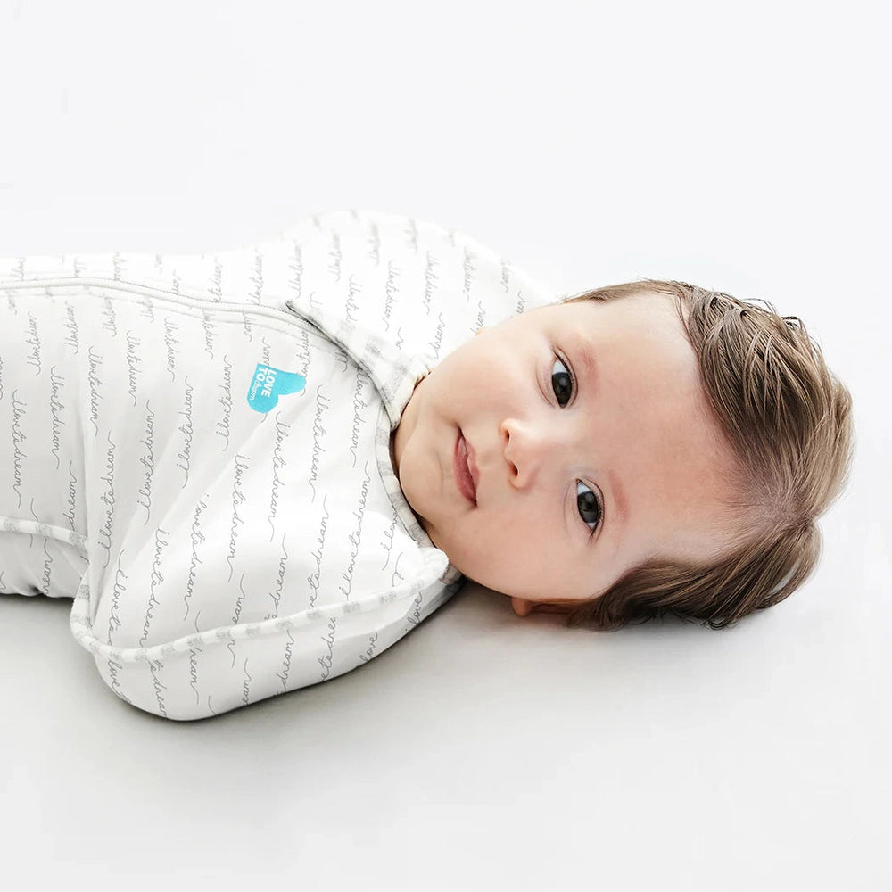Love To Dream Swaddle Up Original Cotton 1.0 Tog White Dreamer
