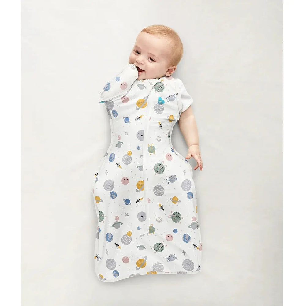 Love To Dream Swaddle Up Transition Bag Cotton 0.2 Tog White Space