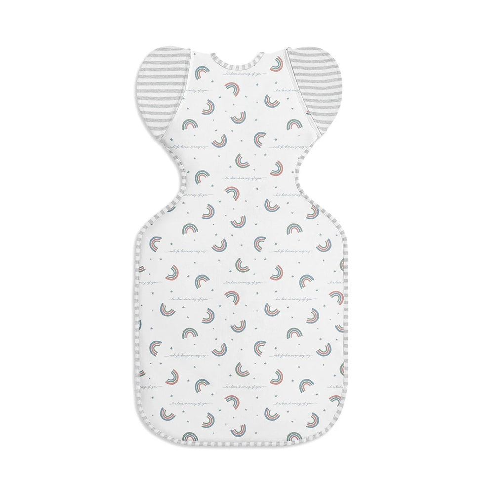 Love To Dream Swaddle Up Transition Bag Original Cotton 1.0 White Rainbow Dream